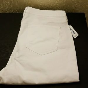 Old navy white skinny jeans size 16 tall